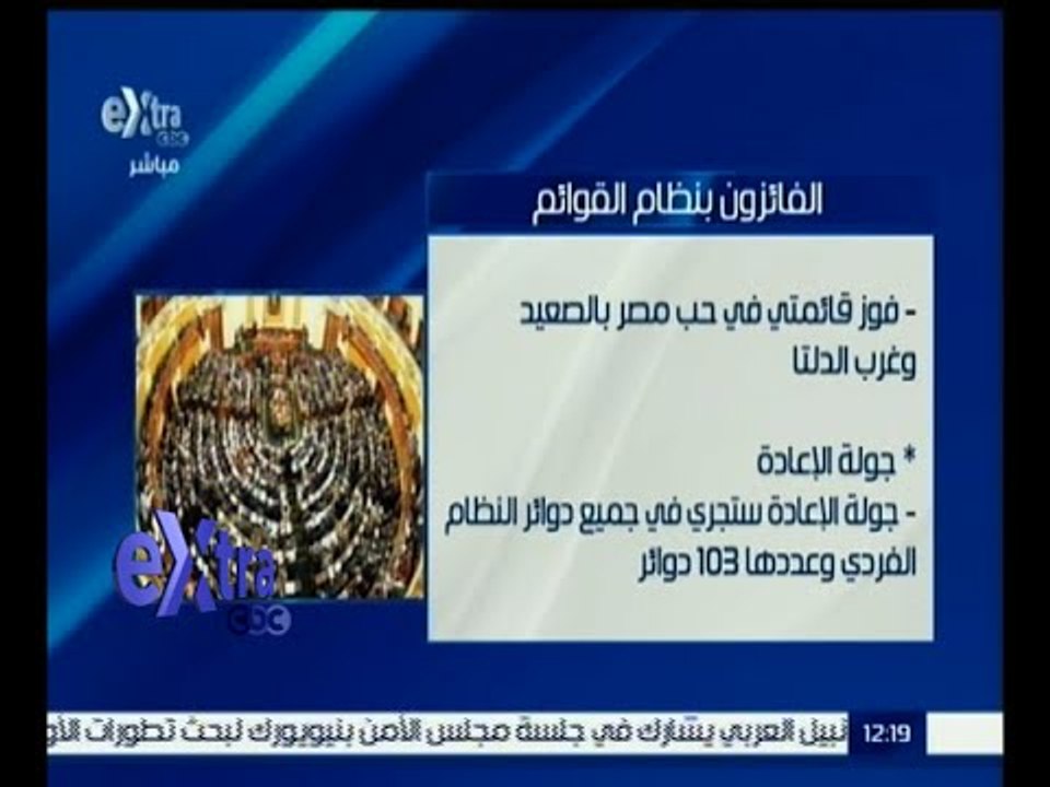 #غرفة_الأخبار | اللجنة العليا للانتخابات تعلن نتائج المرحلة الأولى من الانتخابات البرلمانية