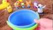 Make Sand castles with Pororo friends and PeppaPig toy Sand play