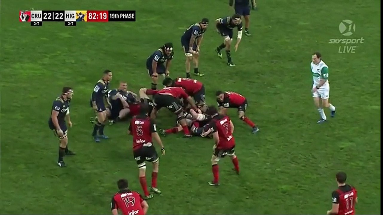Mitch Hunt claque un drop de 45m pour la victorie