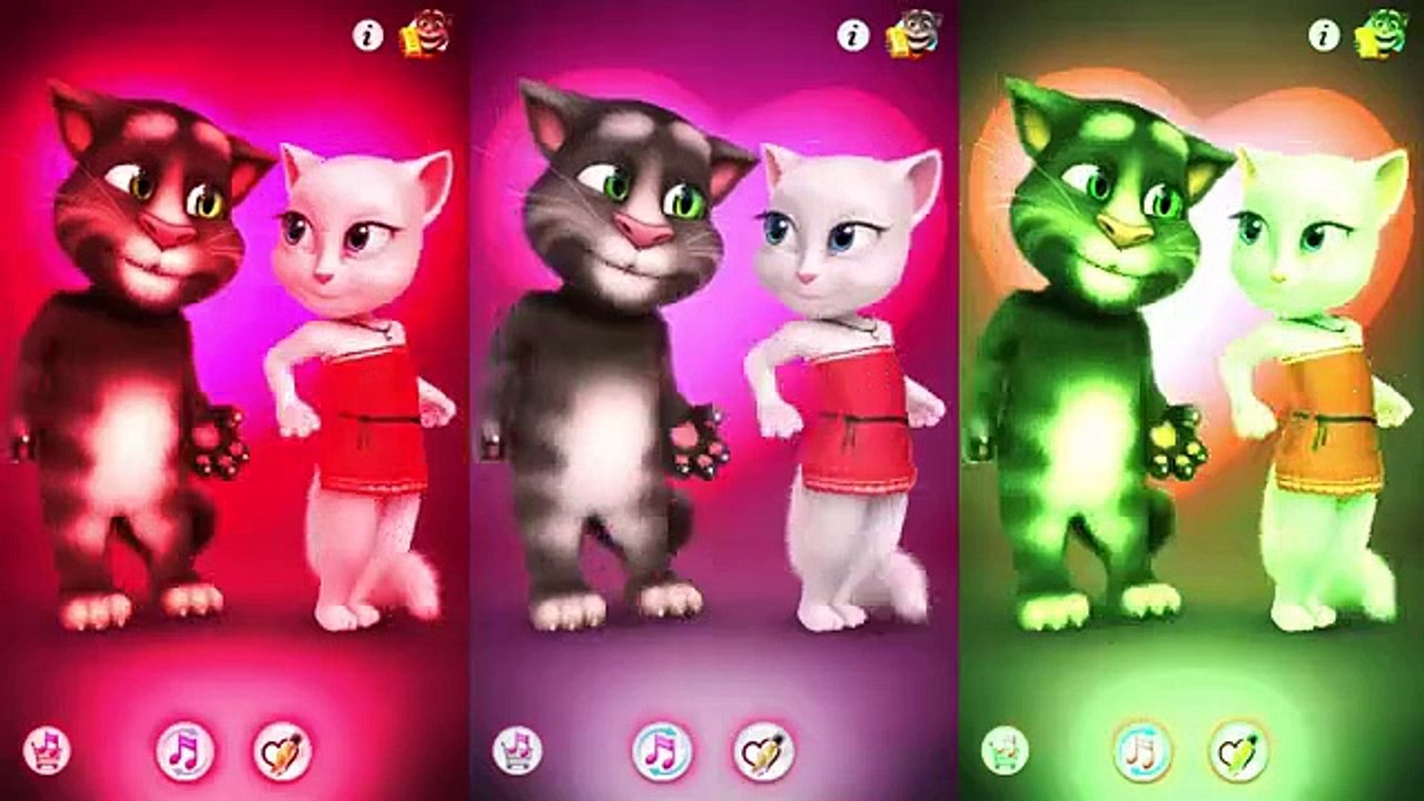 Baby Learn Colors with My Talking Tom Colours for Kids Animation Education Cartoons videos 201