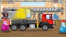 Traktor z Przyczepą i Maszyny Rolnicze - Sadzenia Drzew | Bajki o Samochodach 2017