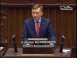 Poseł Łukasz Schreiber - Wystąpienie z dnia 25 maja 2017 roku.