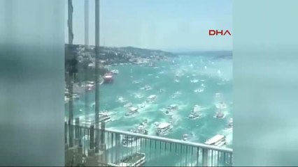 Boğazdaki Beşiktaş Donanması Böyle Görüntülendi