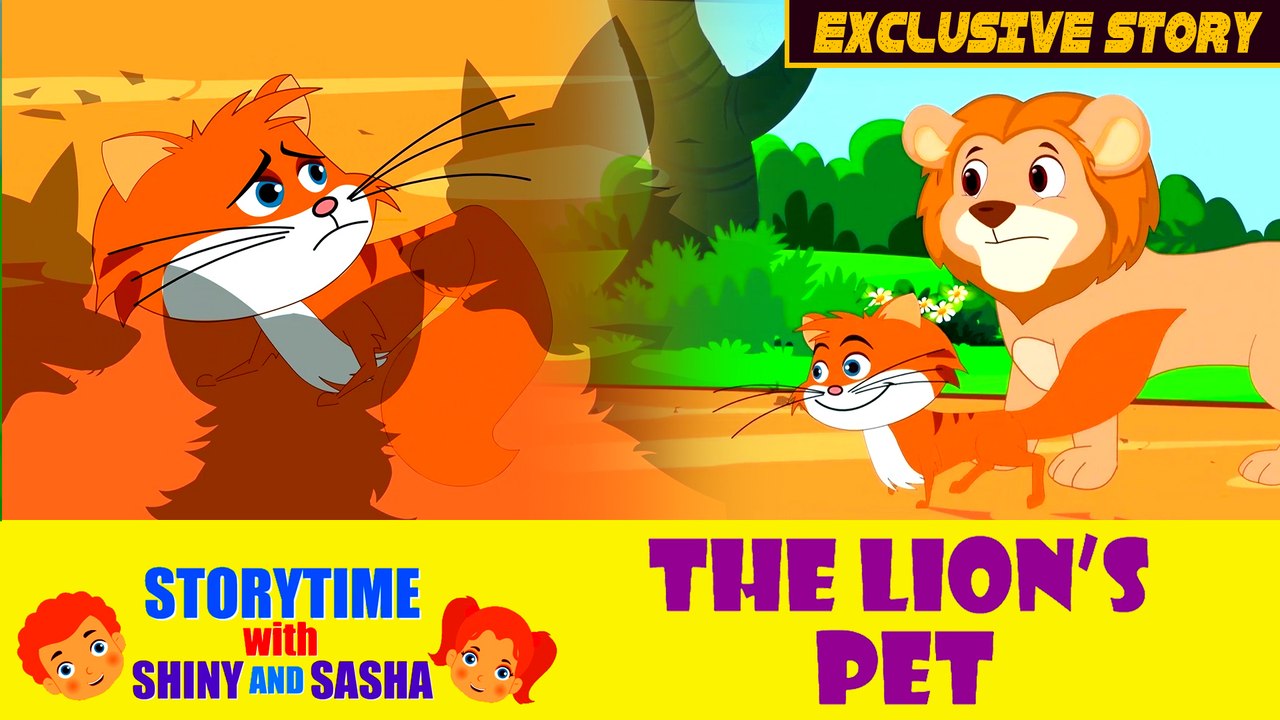 WORLD PREMIER | The Lions Pet | EXCLUSIVE | Kids Story in English | Storytime with Shiny and Sasha