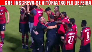 Vitória 6 x 0 Fluminense de Feira - Melhores Momentos & Gols - Baiano 2017