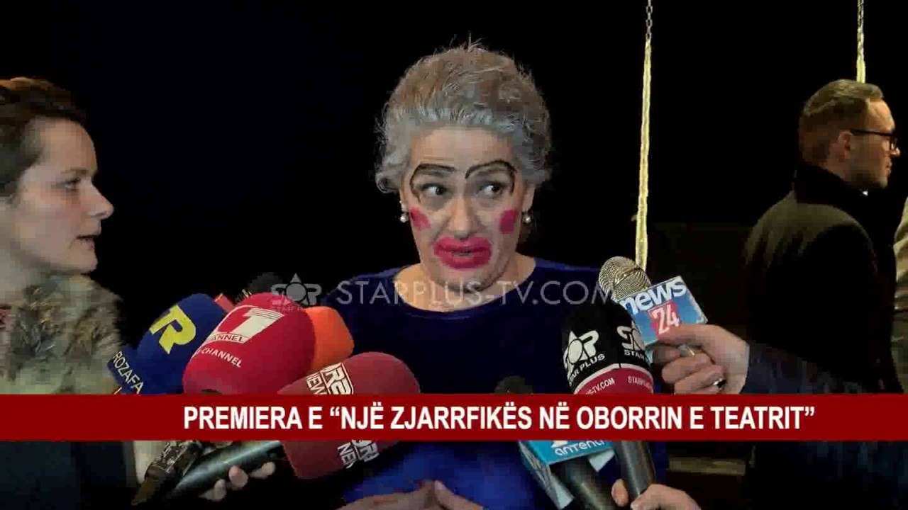PREMIERA E “NJË ZJARRFIKËS NË OBORRIN E TEATRIT”