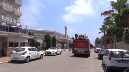 Antalya Serik'te Otel Saunasında Yangın