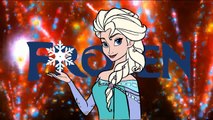 Frozen Elsa- Learn to Draw Frozen Elsa - Frozen Elsa Anna Olaf transform into Superheroes for kids