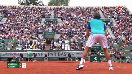 Roland-Garros 2017 : Premier signe de nervosité pour Fabio Fognini (6-6)