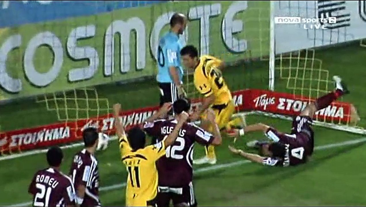 9η Άρης-ΑΕΛ  1-1 2010-11  Γιάννης Παπακώστας δηλώσεις