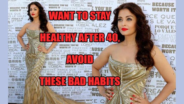 Avoid these BAD Habits After 40 for good health | Boldsky