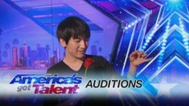 America's Got Talent 2017 - Visualist Will Tsai- Close-Up Magic Act Works With Cards and Coins