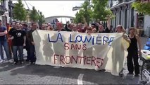 Rassemblement antifasciste à La Louvière