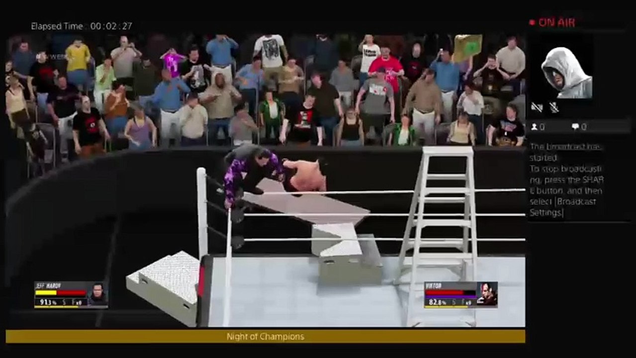 Jeff Hardy VS Victor TLC Night of Champions Full match part 4 (165)