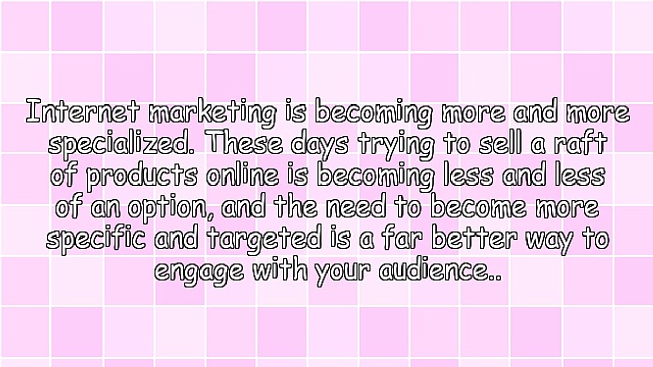 Niche Marketing Advice