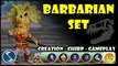 Barbarian Set and Chirp - Skylanders Imaginators Creation Crystal Gameplay