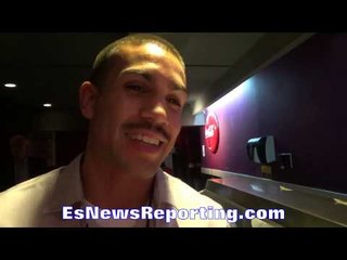 andy vences on and fighting in the streets with boxing gloves