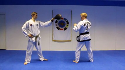 Taekwondo Jump Spin Hook Kick Tutorial