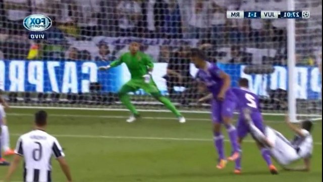Juventus 1 - Real Madrid 1 // Gol de Mandzukic Final Champions League
