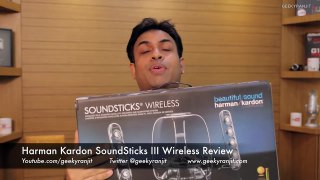 Harman Kardon SoundSticks III Wireless Desktop Speaker Review