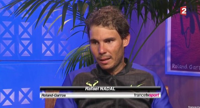 Rafael Nadal Interview for France 2 TV channel / R3 RG 2017
