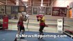 Gabe Rosado Trainer Greg Hackett Sparring In Burbank - EsNews Boxing