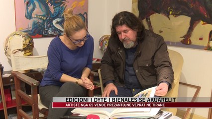 Artistë nga 65 vende prezantojnë veprat në Bienalen e Akuarelit - News, Lajme - Vizion Plus