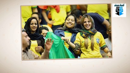 حجاب زن هاى خارجى در ورزشگاه هاى ايران