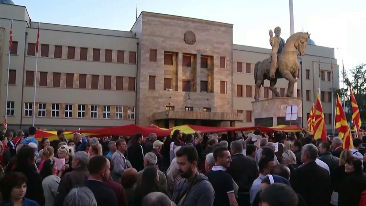 LSDM MANDATON ZORAN ZAEVIN PER QEVERINE, VMRO AKUZA TIRANES PER PLATFORMEN E PARTIVE SHQIPTARE LAJM