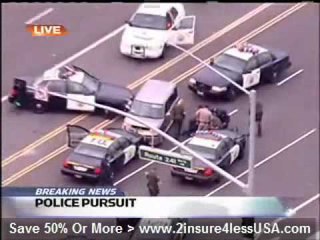 Crazy Orange County Police Pursuit