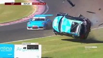 Pomelli Huge Crash 2017 Porsche Imperio GT3 Cup Velo Citta Race 2