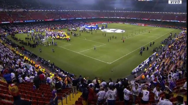 Terror en Turín debido a una amenaza de bomba durante el partido Juventus 1-4 Real Madrid UCL