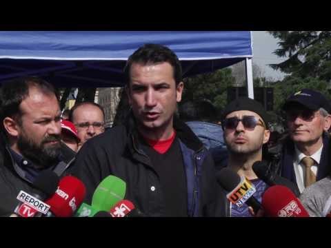 Report TV - Peticion pro Vettingut,Veliaj:1 mln firma të zhbllokojmë punët publike