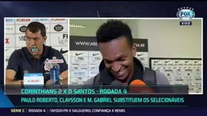 Jô Brinca com o Golaço no Clássico contra o Santos!