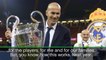 Team unity key to success - Zidane