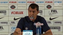 Carille mostra otimismo com ataque do Corinthians: 'Ainda vai melhorar'