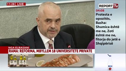 Report TV - Nga Elbasani, Kryeministri Rama
