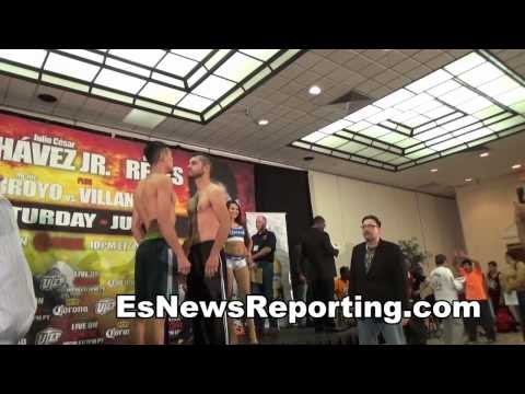 korean boxing star weigh in and faceoff - EsNews boxing