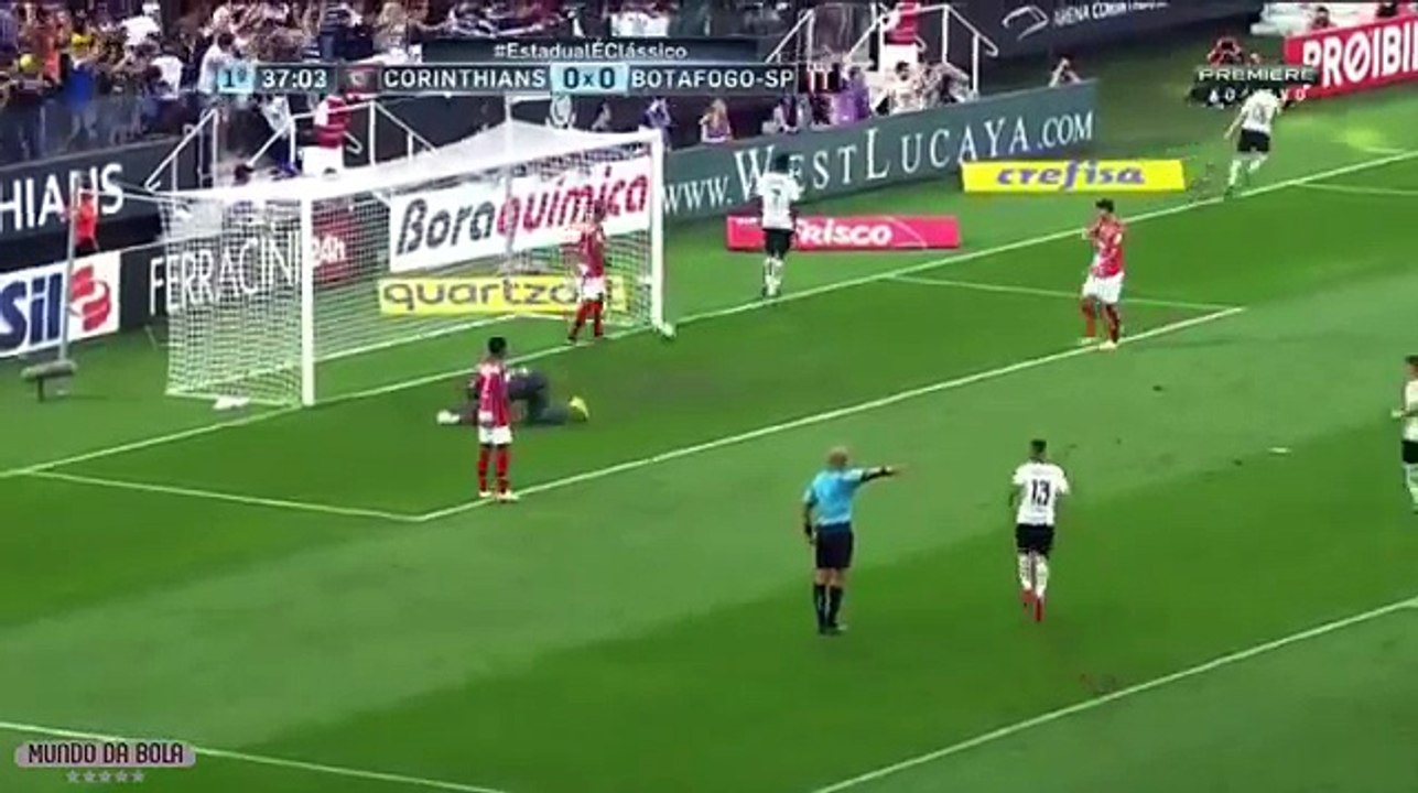 200.Corinthians x Botafogo SP - Gols e Melhores Momentos - PAULISTÃO 2017