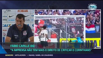 196.PÓS-JOGO - (CORINTHIANS 1x0 BOTAFOGO-SP) COLETIVA CARILLE E ENTREVISTAS; 09-04-2017