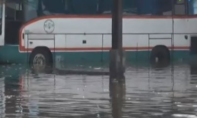Banjir Rob Lumpuhkan Terminal Terboyo