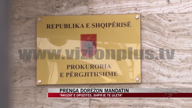 Armando Prenga dorëzon mandatin - News, Lajme - Vizion Plus