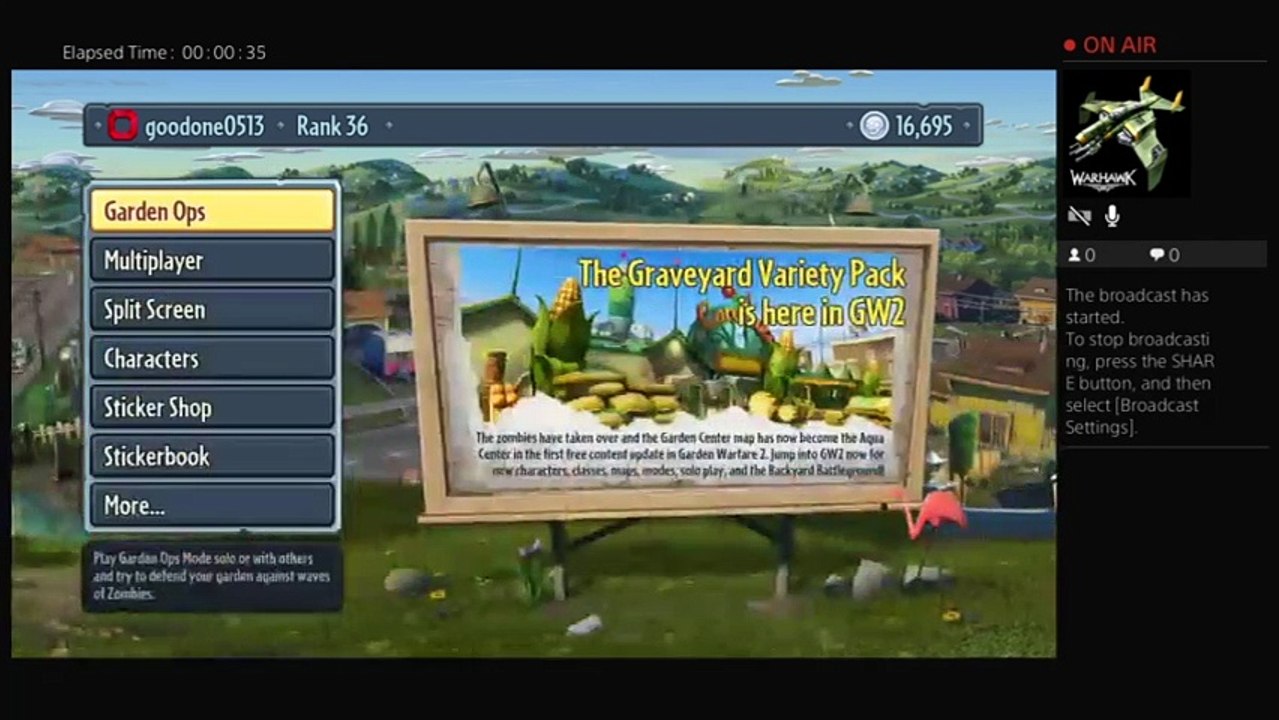 PVZGW LIVE stream