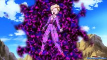 SUPER SAIYAN 4 GOHAN (SSJ4) Transformation Anime Cutscene Super 18 New Towa - Dragon Ball Heroes