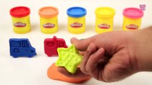 Learn Colors with Pla Moulds _ Kids Learning Videos _ Learn Colours with Veh
