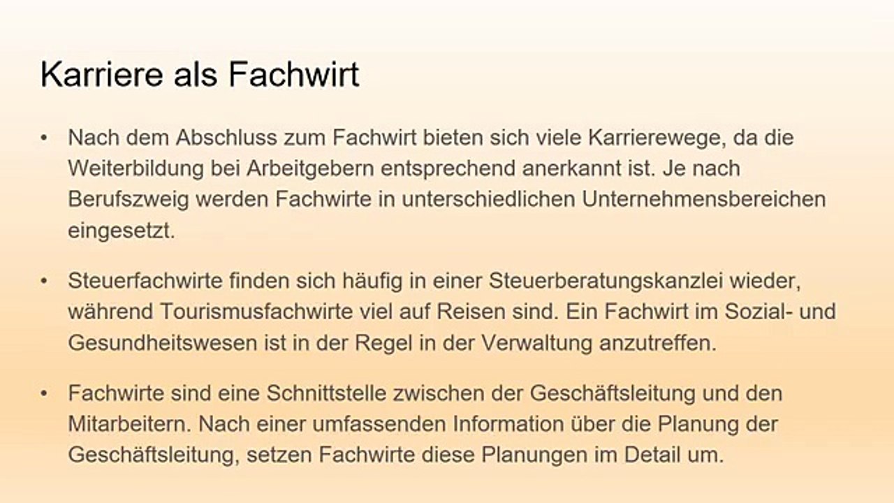 Was ist ein Fachwirt?