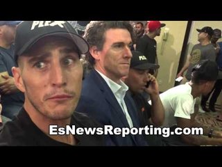 australian boxing star steve lovett faceoff weigh in and interview EsNews