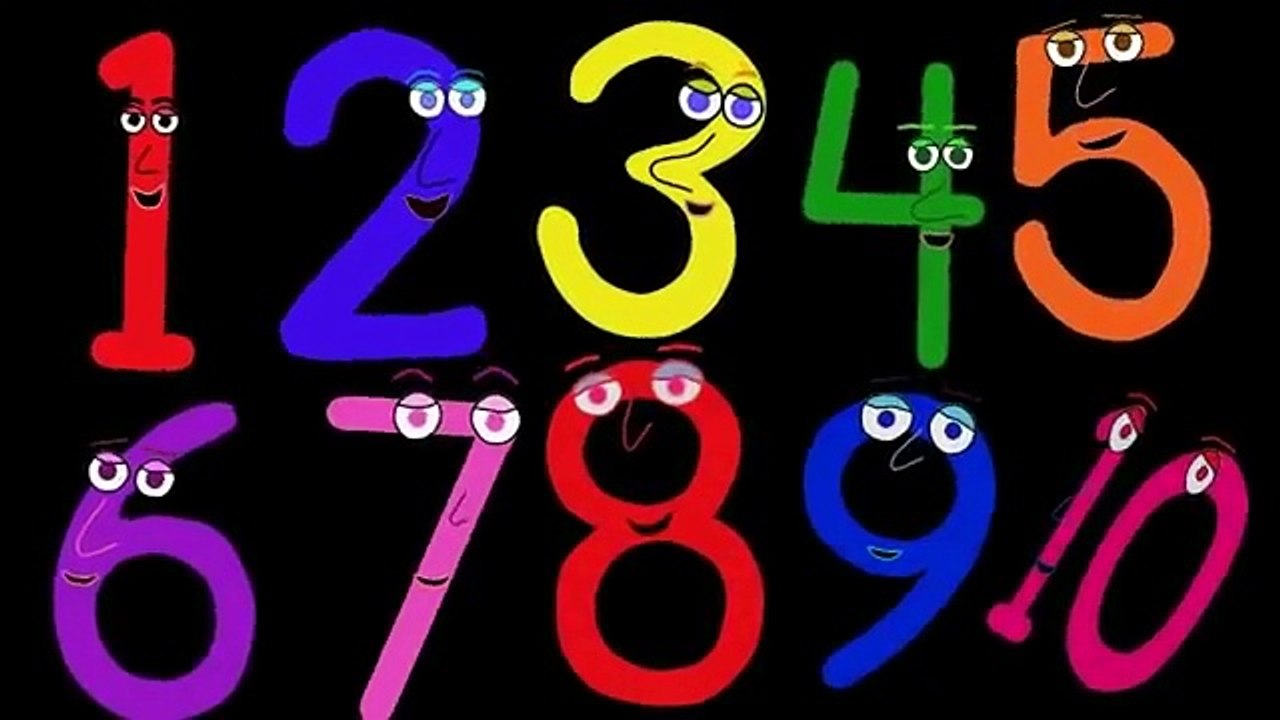 Numbers Song in German. Zahlenlied.