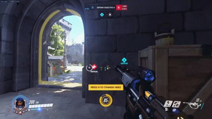 Overwatch: One grenade in a million, I don't know how often I've tried this...