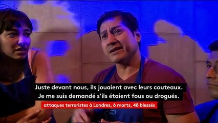 Attaque de Londres : "Je me suis caché dans une grosse poubelle"